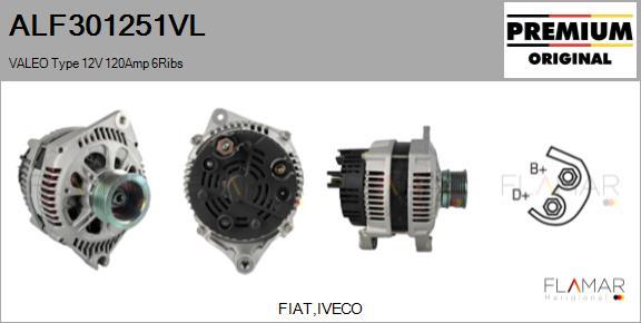 FLAMAR ALF301251VL - Alternateur droxauto.com