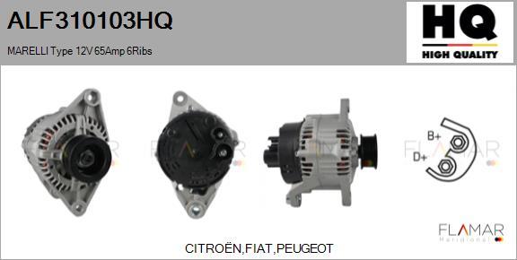 FLAMAR ALF310103HQ - Alternateur droxauto.com