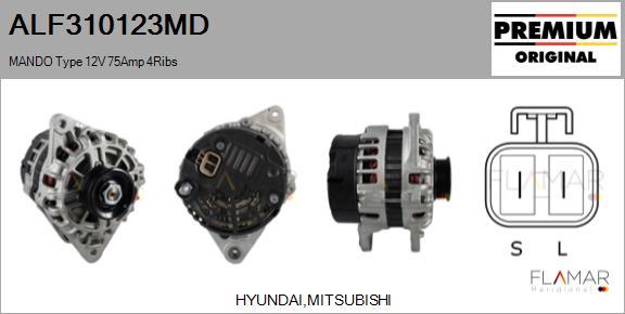 FLAMAR ALF310123MD
 - Alternateur droxauto.com