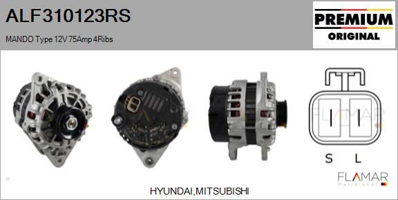 FLAMAR ALF310123RS - Alternateur droxauto.com