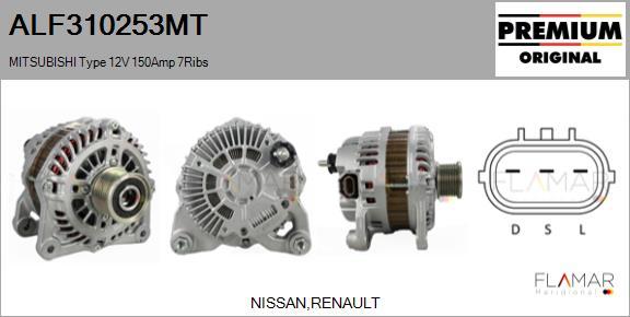 FLAMAR ALF310253MT - Alternateur droxauto.com