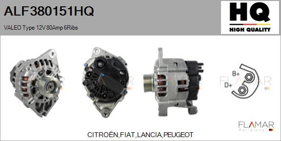 FLAMAR ALF380151HQ - Alternateur droxauto.com