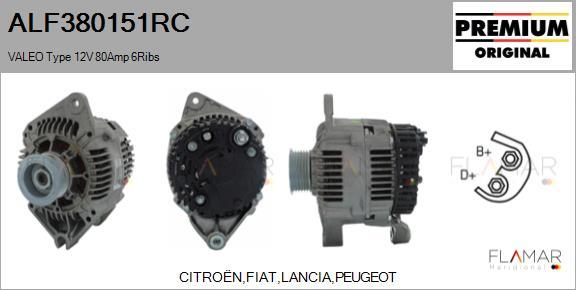 FLAMAR ALF380151RC - Alternateur droxauto.com