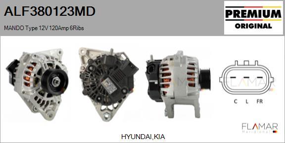 FLAMAR ALF380123MD - Alternateur droxauto.com