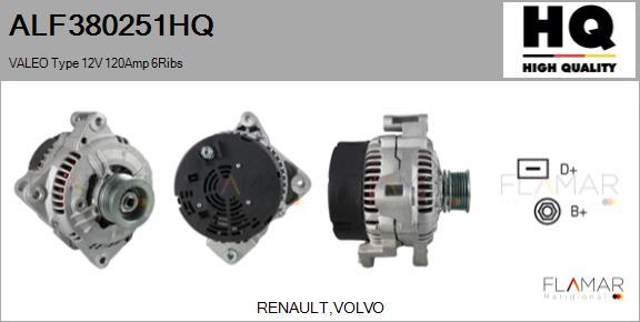 FLAMAR ALF380251HQ - Alternateur droxauto.com