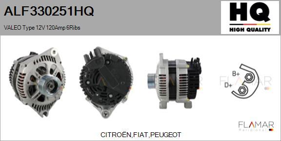FLAMAR ALF330251HQ - Alternateur droxauto.com