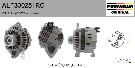 FLAMAR ALF330251RC - Alternateur droxauto.com