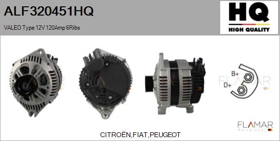 FLAMAR ALF320451HQ - Alternateur droxauto.com