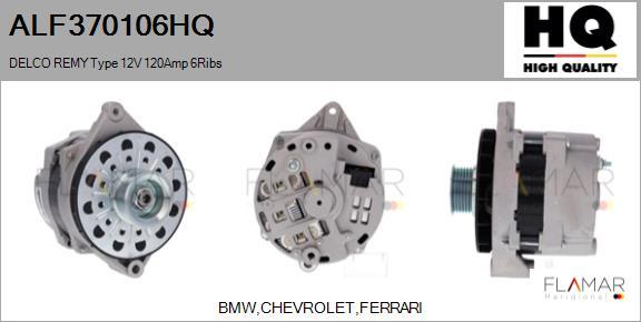 FLAMAR ALF370106HQ - Alternateur droxauto.com