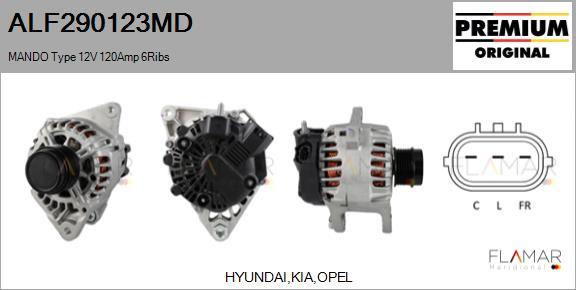FLAMAR ALF290123MD - Alternateur droxauto.com