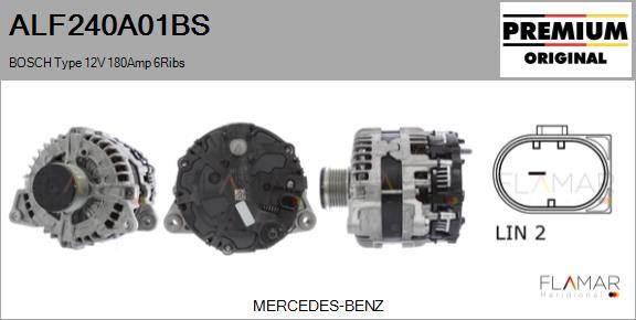 FLAMAR ALF240A01BS - Alternateur droxauto.com