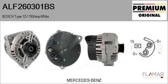 FLAMAR ALF260301BS - Alternateur droxauto.com