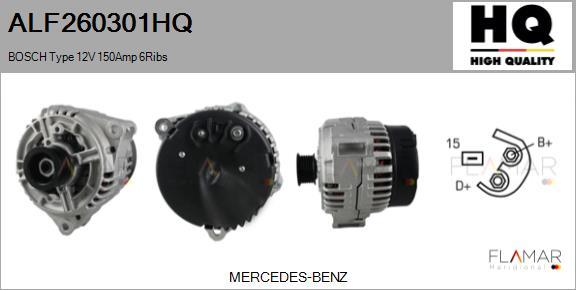 FLAMAR ALF260301HQ - Alternateur droxauto.com
