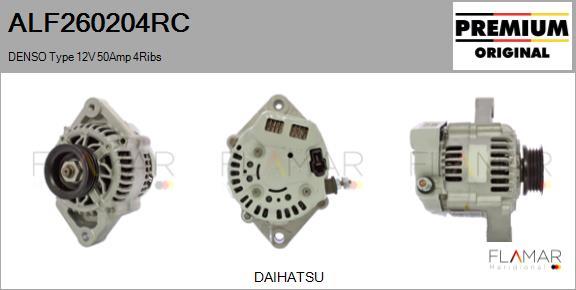 FLAMAR ALF260204RC - Alternateur droxauto.com