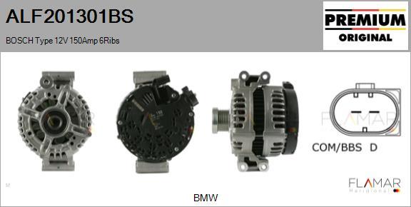 FLAMAR ALF201301BS - Alternateur droxauto.com
