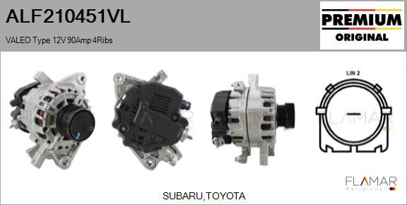 FLAMAR ALF210451VL - Alternateur droxauto.com