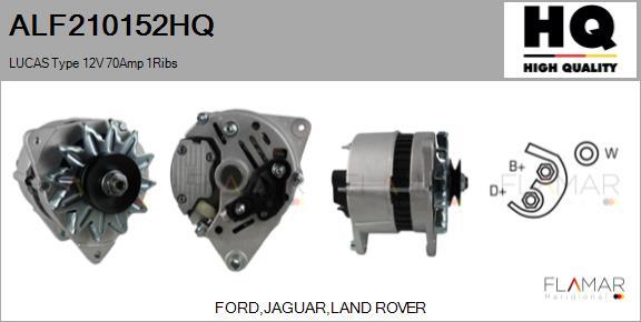 FLAMAR ALF210152HQ - Alternateur droxauto.com