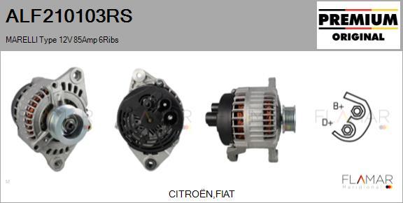 FLAMAR ALF210103RS - Alternateur droxauto.com