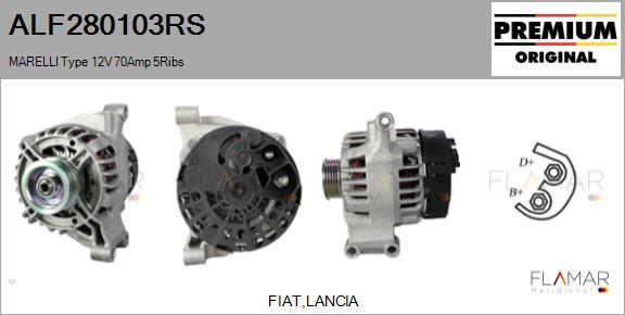 FLAMAR ALF280103RS - Alternateur droxauto.com