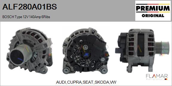 FLAMAR ALF280A01BS - Alternateur droxauto.com