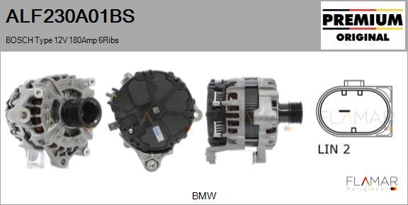 FLAMAR ALF230A01BS - Alternateur droxauto.com