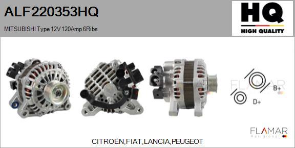 FLAMAR ALF220353HQ - Alternateur droxauto.com