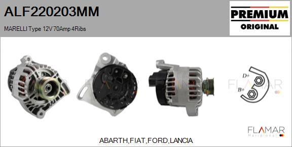 FLAMAR ALF220203MM - Alternateur droxauto.com