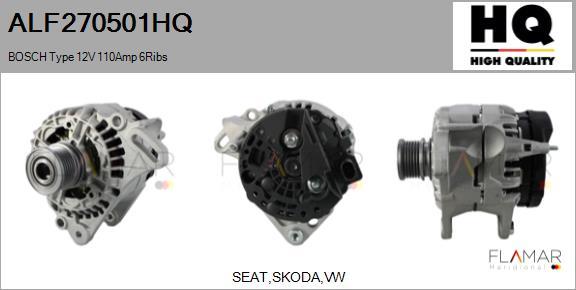 FLAMAR ALF270501HQ - Alternateur droxauto.com