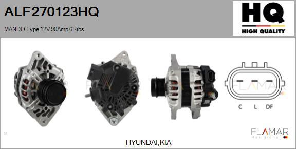 FLAMAR ALF270123HQ - Alternateur droxauto.com