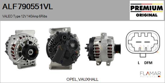 FLAMAR ALF790551VL - Alternateur droxauto.com