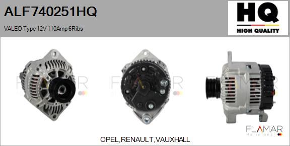 FLAMAR ALF740251HQ - Alternateur droxauto.com