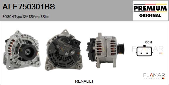 FLAMAR ALF750301BS - Alternateur droxauto.com