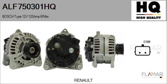 FLAMAR ALF750301HQ - Alternateur droxauto.com