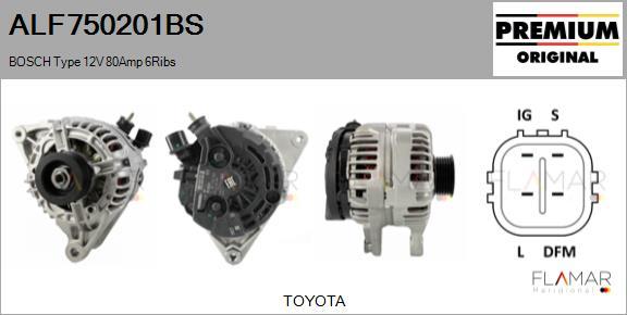 FLAMAR ALF750201BS - Alternateur droxauto.com