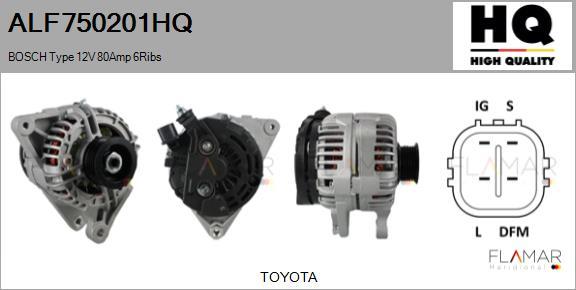 FLAMAR ALF750201HQ - Alternateur droxauto.com