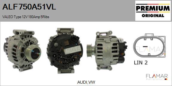 FLAMAR ALF750A51VL - Alternateur droxauto.com
