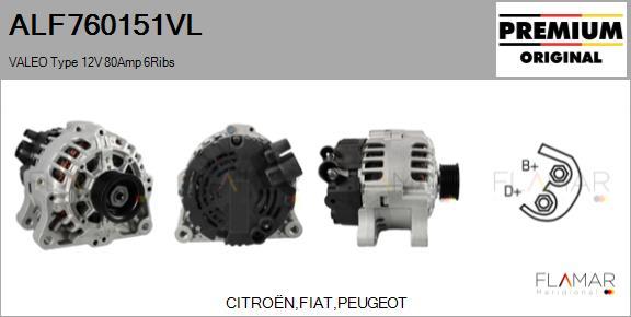 FLAMAR ALF760151VL - Alternateur droxauto.com