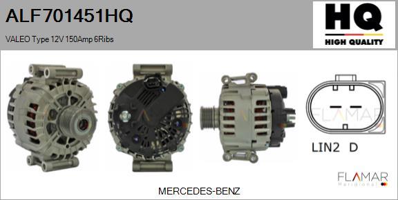 FLAMAR ALF701451HQ - Alternateur droxauto.com