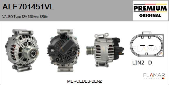 FLAMAR ALF701451VL - Alternateur droxauto.com