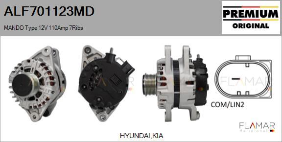 FLAMAR ALF701123MD - Alternateur droxauto.com