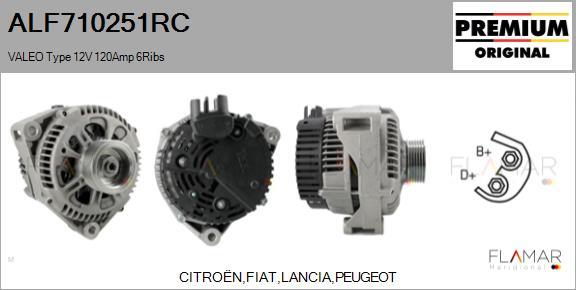 FLAMAR ALF710251RC - Alternateur droxauto.com