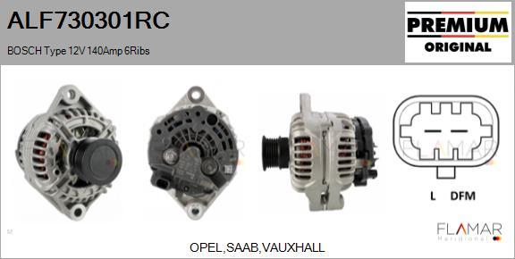 FLAMAR ALF730301RC - Alternateur droxauto.com