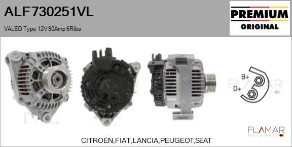 FLAMAR ALF730251VL - Alternateur droxauto.com