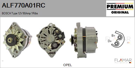 FLAMAR ALF770A01RC - Alternateur droxauto.com