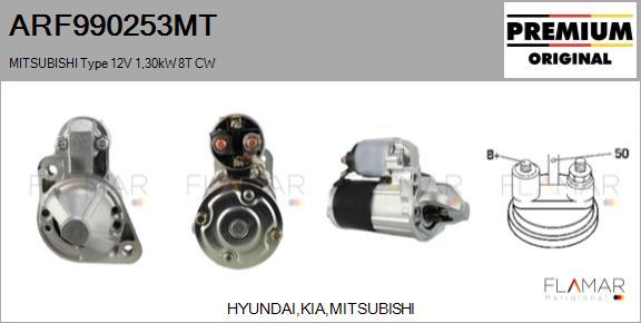 FLAMAR ARF990253MT - Démarreur droxauto.com