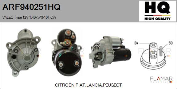 FLAMAR ARF940251HQ - Démarreur droxauto.com