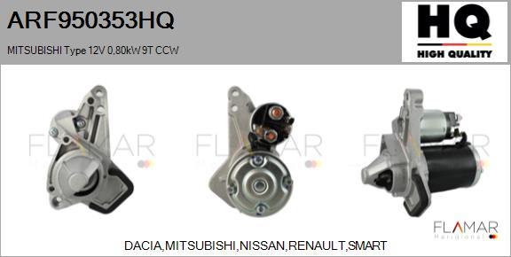 FLAMAR ARF950353HQ - Démarreur droxauto.com