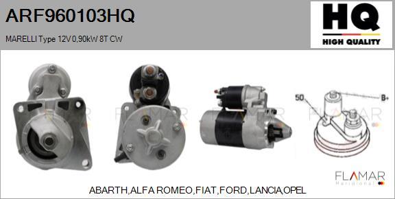 FLAMAR ARF960103HQ - Démarreur droxauto.com