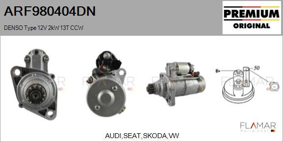 FLAMAR ARF980404DN - Démarreur droxauto.com