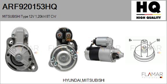FLAMAR ARF920153HQ - Démarreur droxauto.com